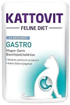 KATTOVIT GASTRO KACZKA RYŻ saszetka 85g