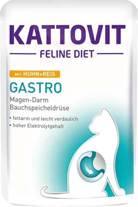 KATTOVIT GASTRO KURCZAK RYŻ saszetka 85g