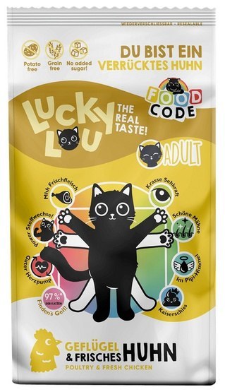 Lucky Lou Food Code Lifestage Adult Drób & Kurczak 340g