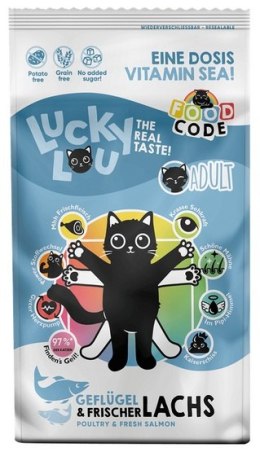 Lucky Lou Food Code Lifestage Adult Drób & Łosoś 340g