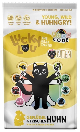 Lucky Lou Food Code Lifestage Kitten Drób & Kurczak 1,7kg