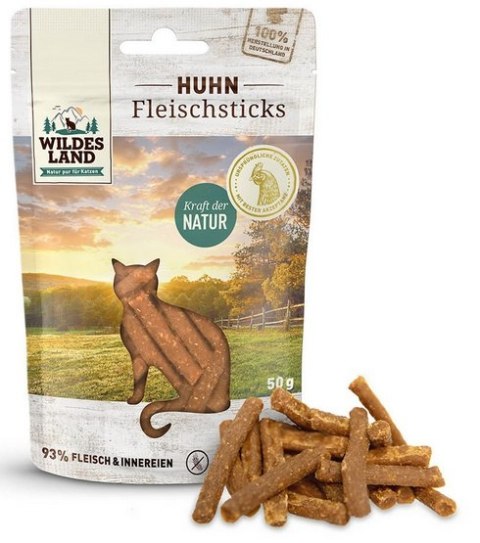 Wildes Land Cat Fleischsticks Huhn 50g