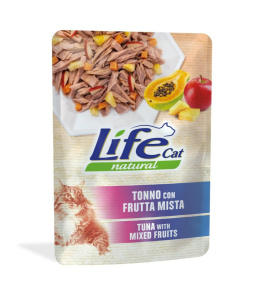 LIFE CAT TUNA + MIXED FRUIT saszetka 70g