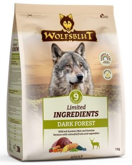 Wolfsblut Dog Limited Ingredients Dark Forest - dziczyzna i bataty 1kg