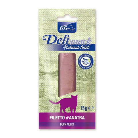 LIFE CAT BOILED DUCK FILLET 15g