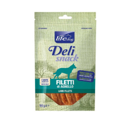 LIFE DOG jagniecina FILLETS JERKIES 100g