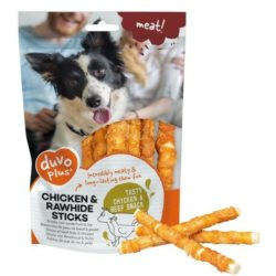 DUVO+ GRYZAK CHICKEN&RAWHIDE CHICKEN SMALL 12.5cm/9szt 100g