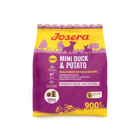 JOSERA PIES MINI DUCK & POTATO 900g JOSERA PIES MINI DUCK & POTATO 900g