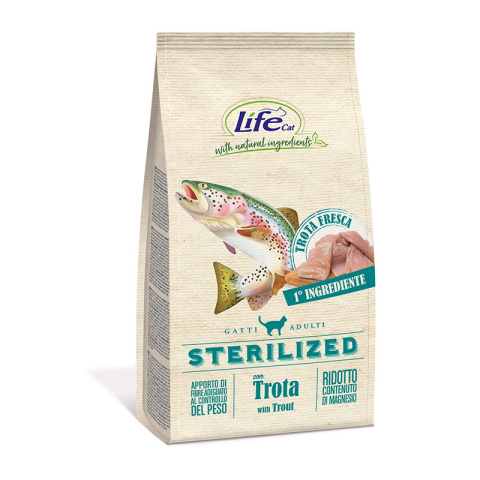 LIFE CAT STERILIZED TROUT 400g