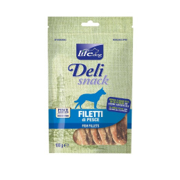 LIFE DOG ryba FILLETS JERKIES 100g