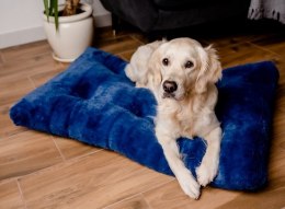 MIMIKO Pets Legowisko Shaggy prostokątne XXL 115x75cm chabrowe