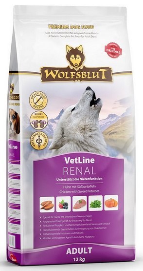 Wolfsblut Dog VetLine Renal - kurczak i bataty 12kg