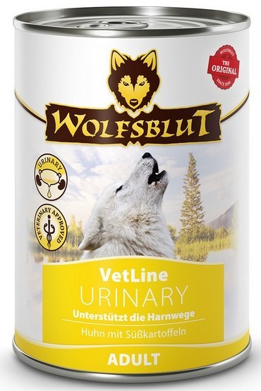 Wolfsblut Dog VetLine Urinary - kurczak i bataty puszka 395g