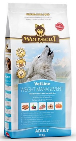 Wolfsblut Dog VetLine Weight Management - indyk i bataty 12kg