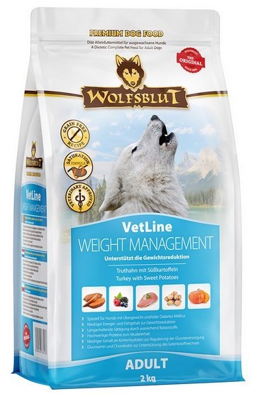 Wolfsblut Dog VetLine Weight Management - indyk i bataty 2kg