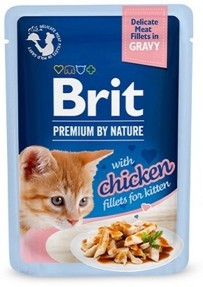 Brit Premium Cat Kitten Fillets with Chicken saszetka 85g