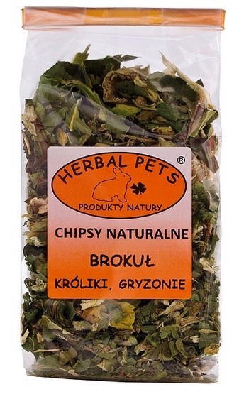 Herbal Pets Chipsy naturalne - brokuł 50g