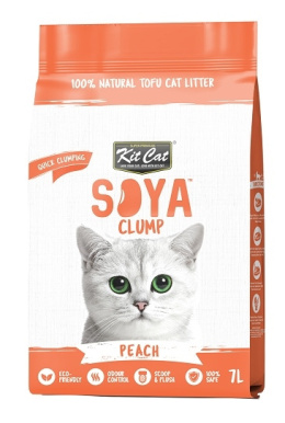 KIT CAT SOYA CLUMP - ŻWIREK SOJOWY PEACH 7L