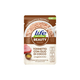 LIFE CAT BEAUTY TUNA + COCONUT OIL saszetka 70g