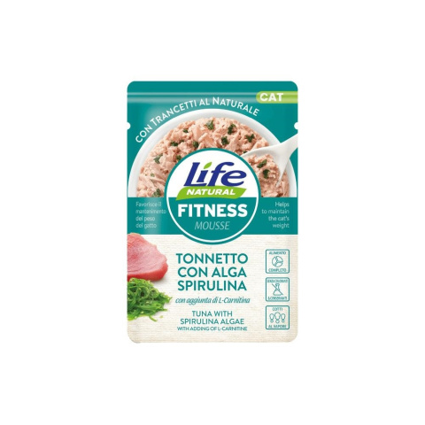 LIFE CAT FITNESS TUNA + SPIRULINA ALGAE saszetka 70g