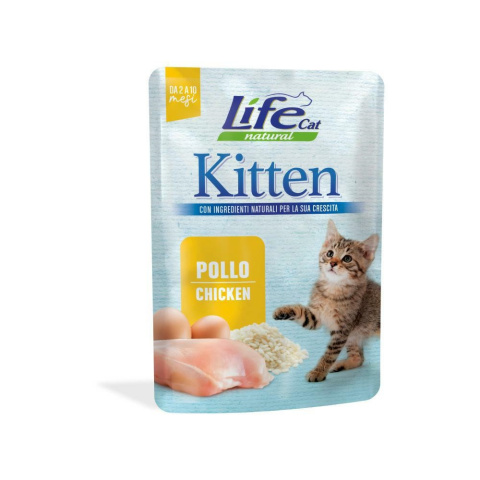 LIFE CAT KITTEN chicken saszetka 70g