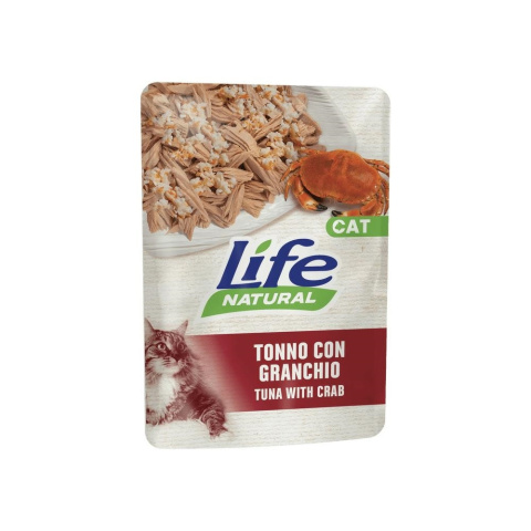 LIFE CAT TUNA + CRAB saszetka 70g