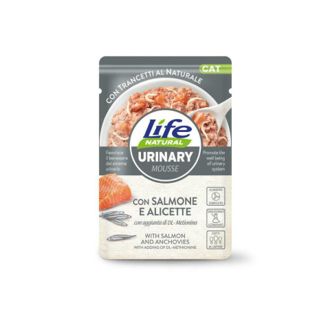 LIFE CAT URINARY SALMON + ANCHOVIES saszetka 70g