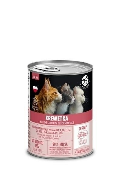 PET REPUBLIC KOT KREWEKA sos puszka 400g PET REPUBLIC KOT KREWEKA sos puszka 400g