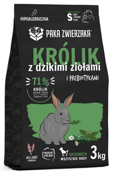 Paka Zwierzaka Seventh Heaven Królik z dzikimi ziołami Puppy S 3kg