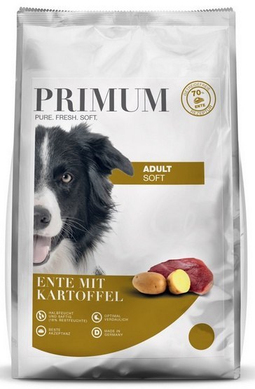 Primum Dog Półwilgotna karma monoproteinowa Adult Soft Duck kaczka i ziemniaki 1,5kg