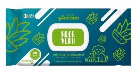 RECORD CHUSTECZKI NEW ALOE VERA XL 80szt ANTYBAKTERYJNE