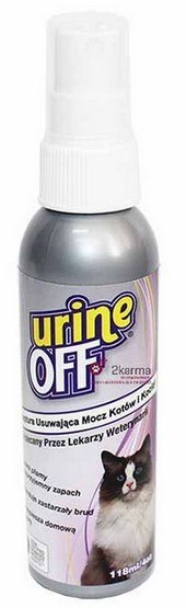 Urine Off Cat & Kitten Formula - do usuwania plam moczu 118ml Urine Off Cat & Kitten Formula - do usuwania plam moczu 118ml