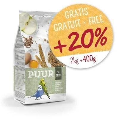 WITTE MOLEN PUUR BUDGIE 2+0,4kg