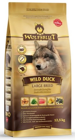 Wolfsblut Dog Wild Duck Large - kaczka i ziemniaki 12,5kg