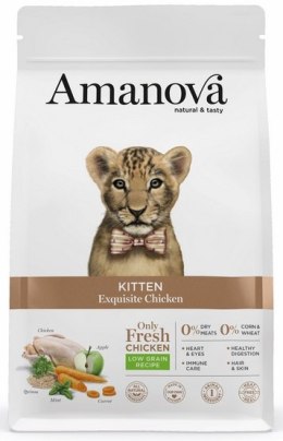 Amanova Cat Kitten Exquisite Chicken - kurczak 1,5kg