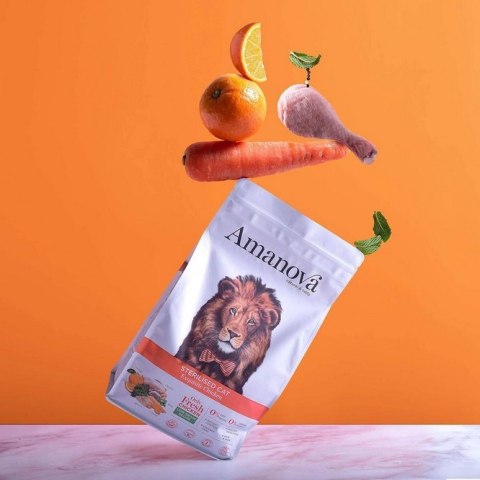 Amanova Cat Sterilised Exquisite Chicken - kurczak 300g