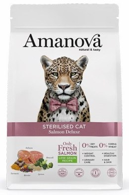 Amanova Cat Sterilised Salmon Deluxe - łosoś 6kg