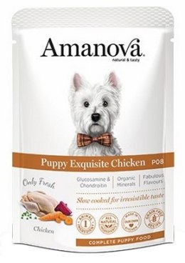 Amanova Dog Puppy Exquisite Chicken - kurczak saszetka 300g [P08]