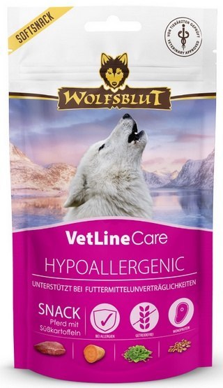 Wolfsblut Dog VetLine Snack Hypoallergenic - konina i bataty 100g