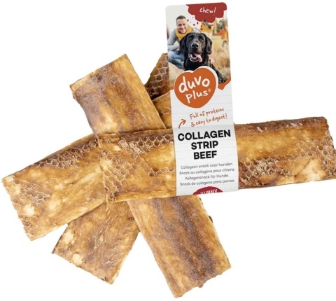 Duvo+ Przysmak Dla Psa Pasek Kolagenowy Wołowina L 1szt