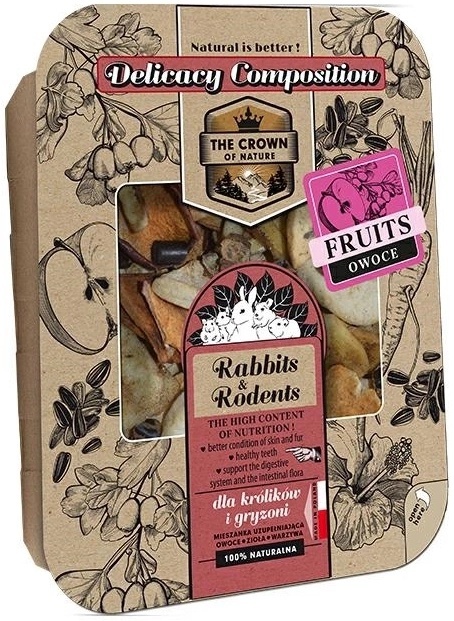 Korona Natury Delicja Owocowa Dla Królika Gryzoni 200g