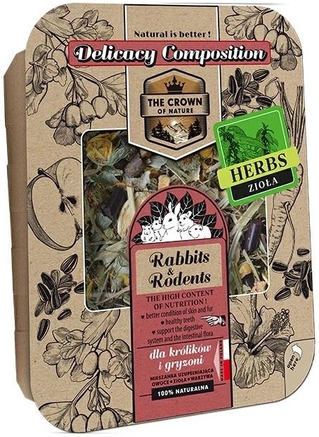 Korona Natury Delicja Ziołowa Dla Królika Gryzoni 250g